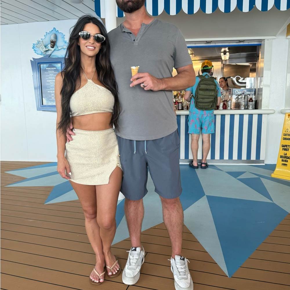 DEVON WINDSOR Gold Bikini Set